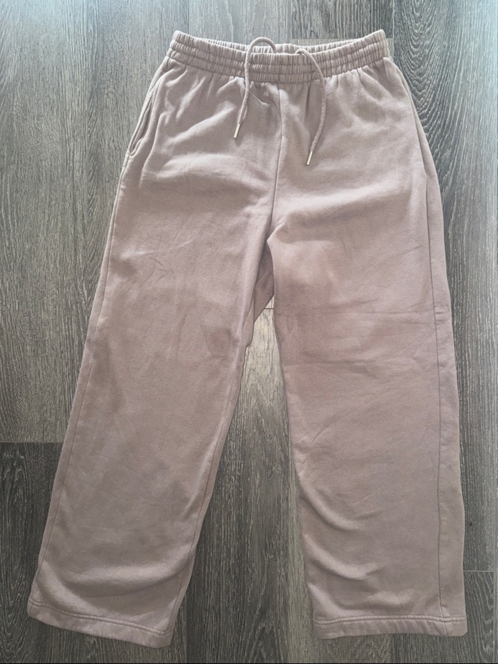 H&M Women's Taupe Drawstring Sweatpants